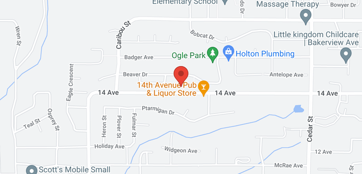 map of 32451 14TH AVENUE